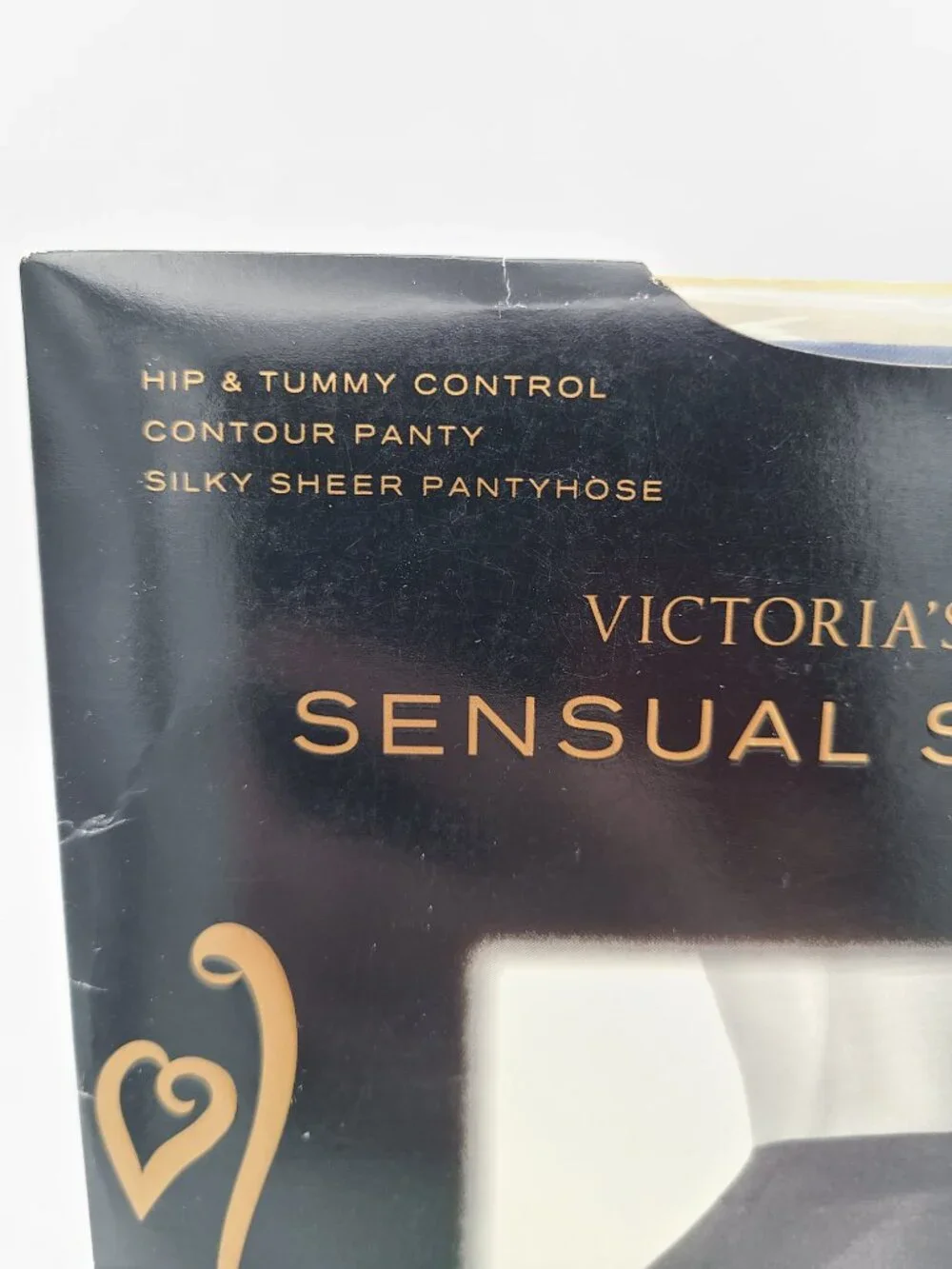 Vintage Victoria's Secret Sensual Shapers Pantyhose Smoke Small NIP